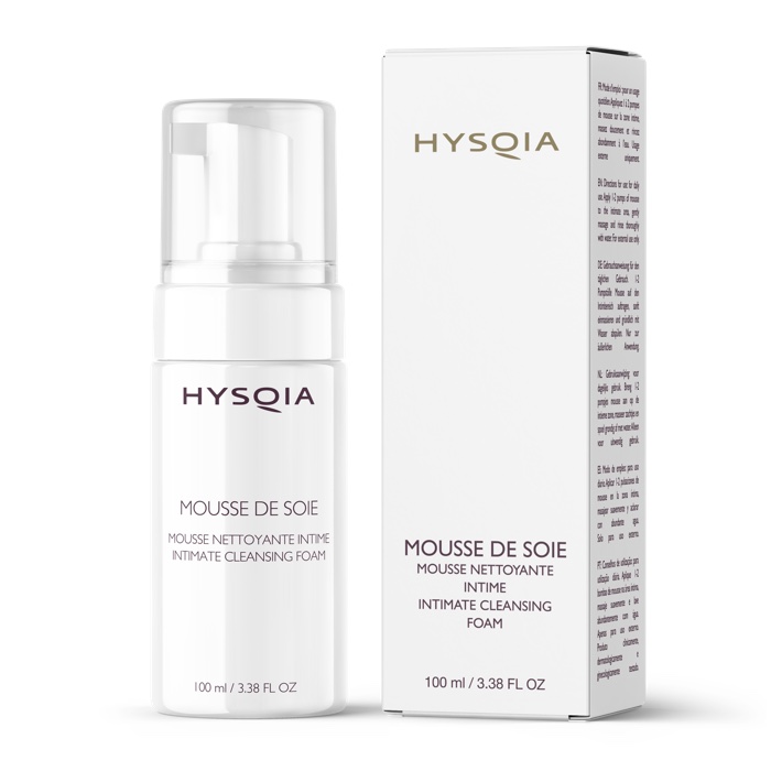 HYSQIA Mousse de Soie — Intimate cleansing foam
